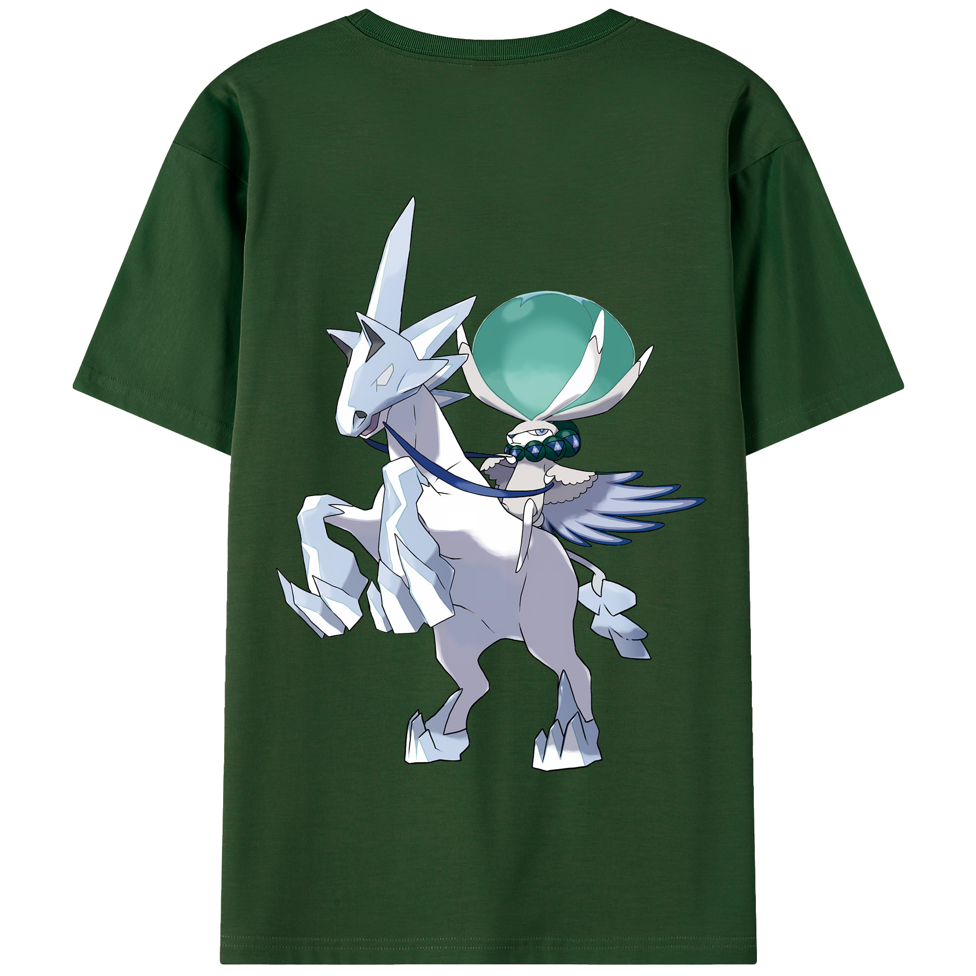 （画像用） ポケットモンスター Pokémon 綿100％半袖Tシャツ（背面プリント）